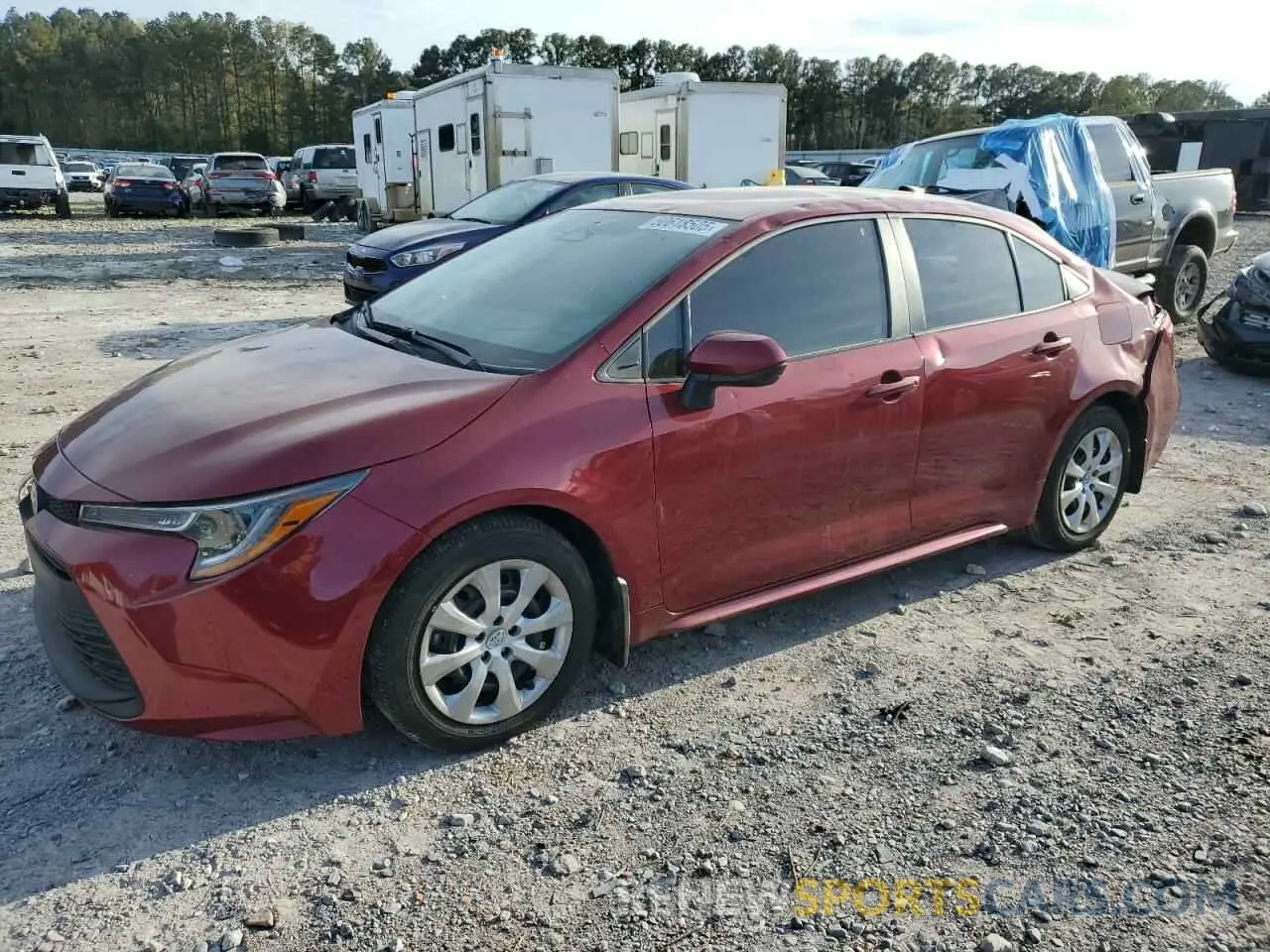 1 Photograph of a damaged car 5YFB4MDE4PP029754 TOYOTA COROLLA 2023