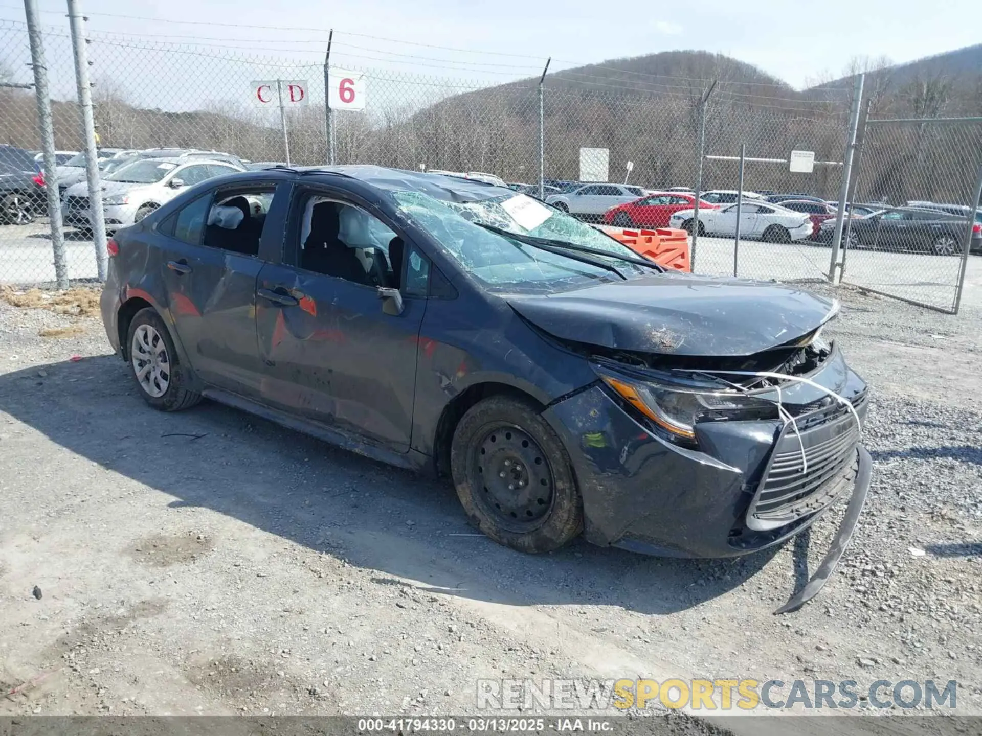 1 Photograph of a damaged car 5YFB4MDE4PP079179 TOYOTA COROLLA 2023
