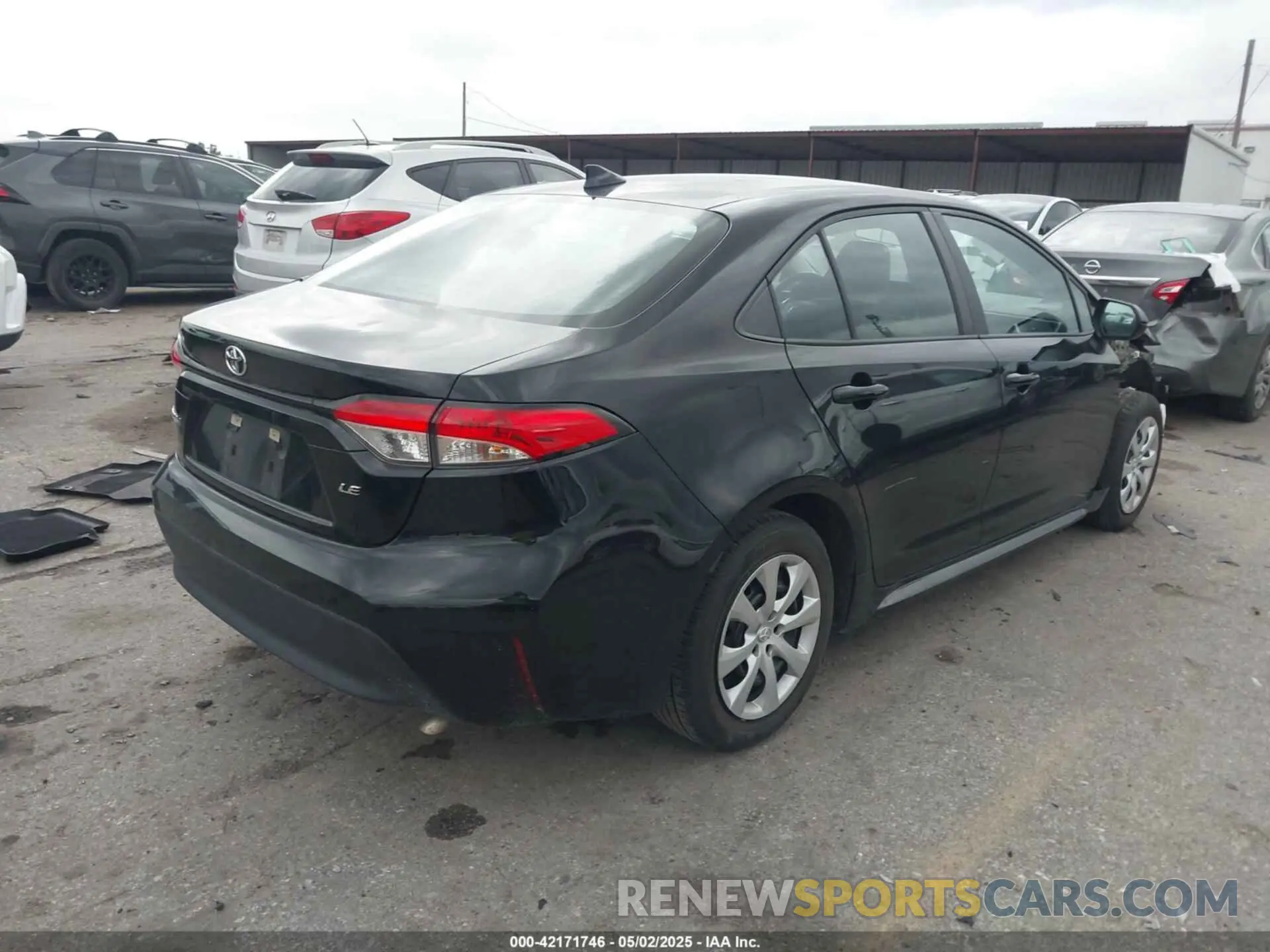 4 Фотография поврежденного автомобиля 5YFB4MDE5PP033635 TOYOTA COROLLA 2023