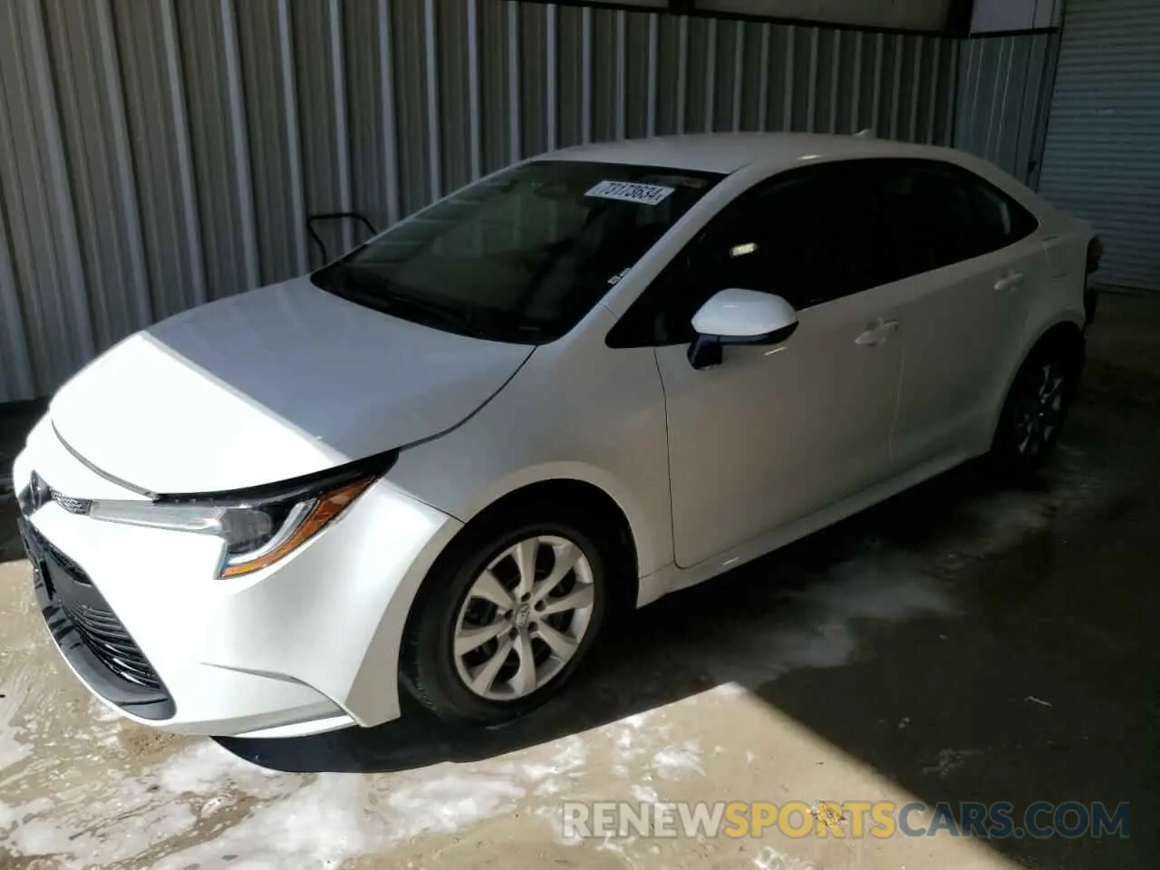 1 Photograph of a damaged car 5YFB4MDE6PP032767 TOYOTA COROLLA 2023