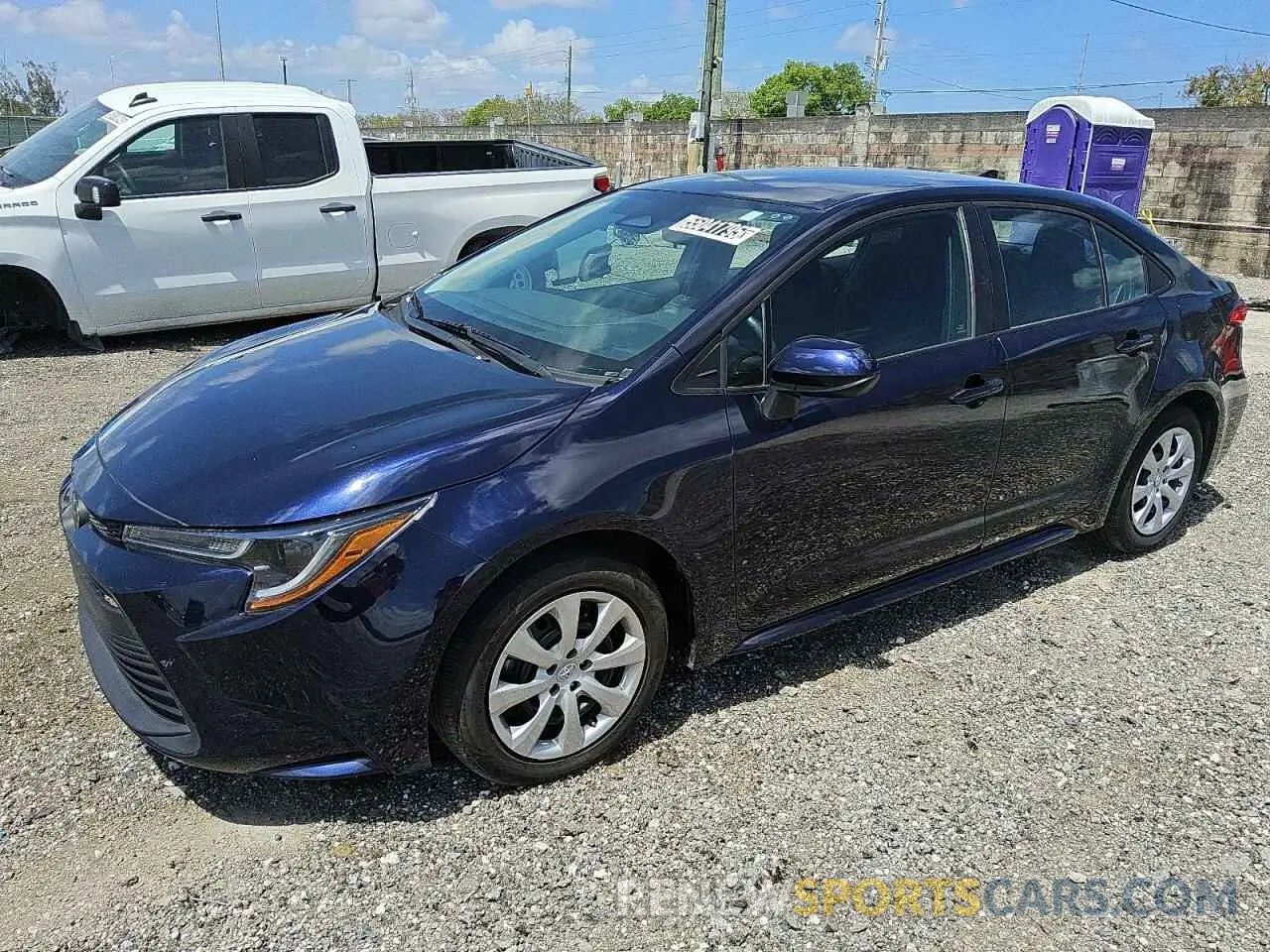 1 Photograph of a damaged car 5YFB4MDE6PP035443 TOYOTA COROLLA 2023