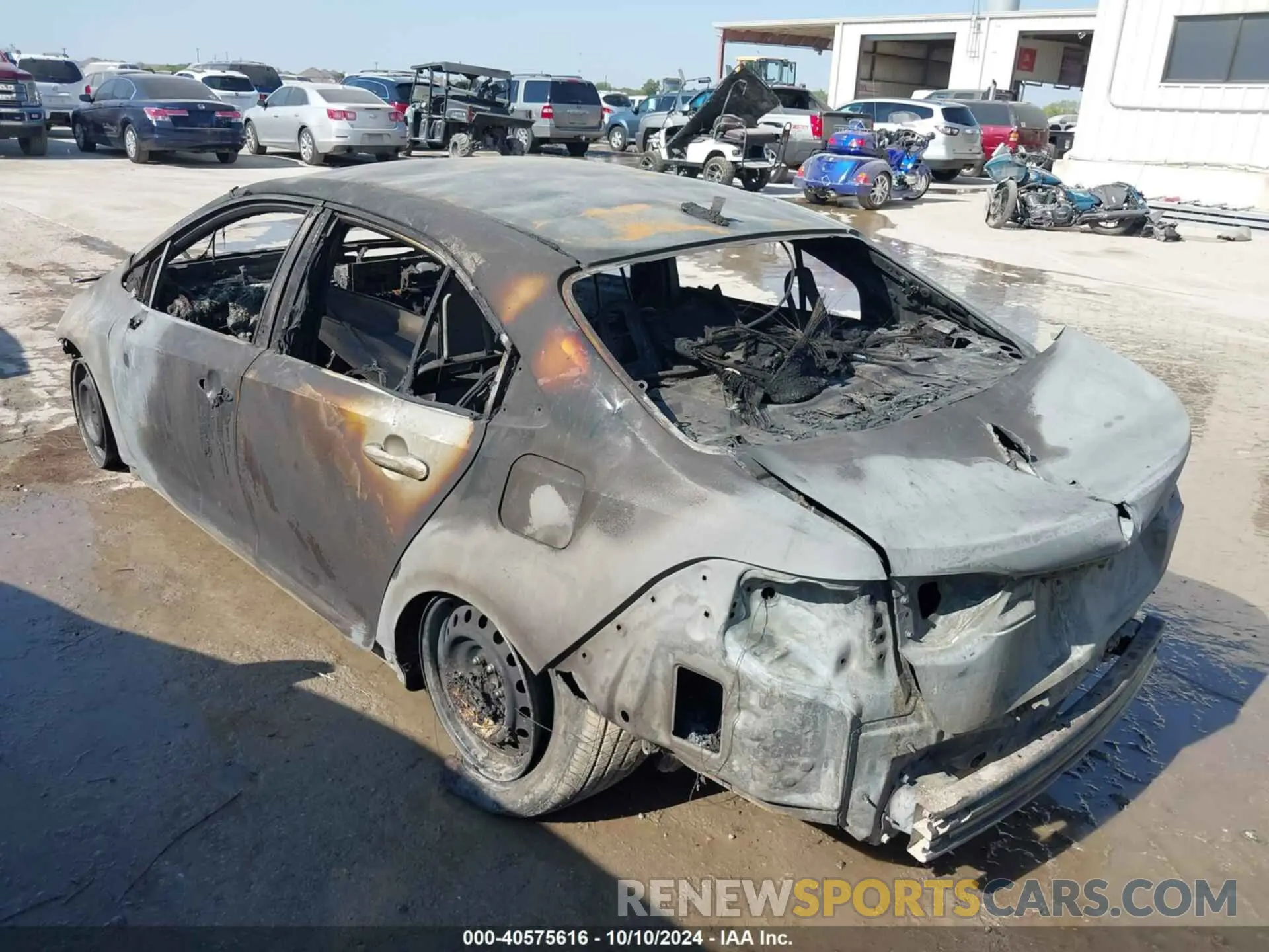 3 Photograph of a damaged car 5YFB4MDE6PP043154 TOYOTA COROLLA 2023