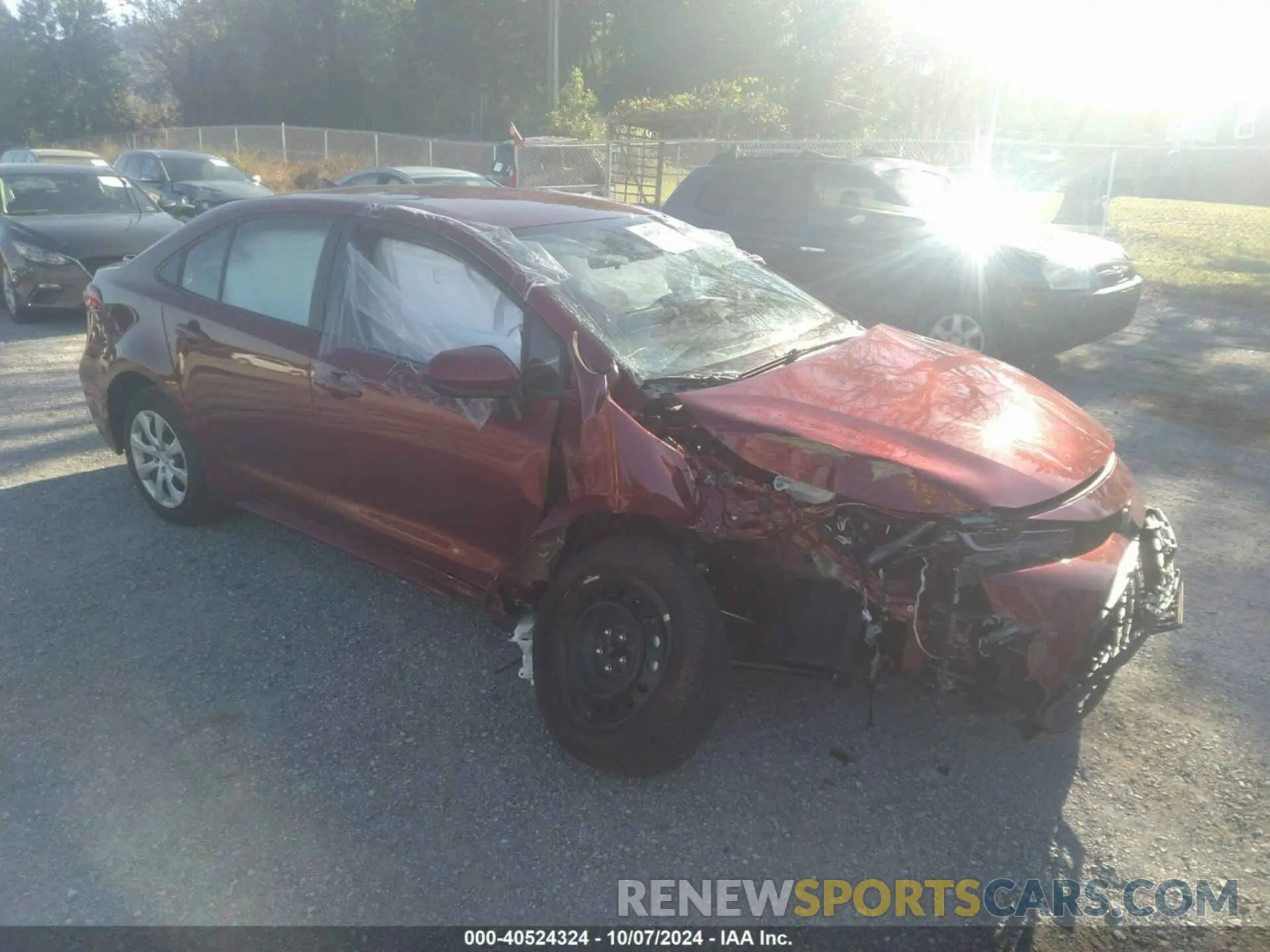 1 Photograph of a damaged car 5YFB4MDE6PP071908 TOYOTA COROLLA 2023