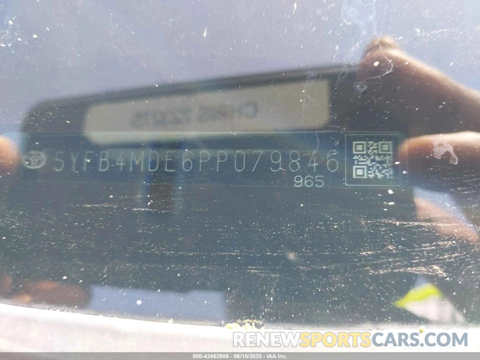 9 Photograph of a damaged car 5YFB4MDE6PP079846 TOYOTA COROLLA 2023
