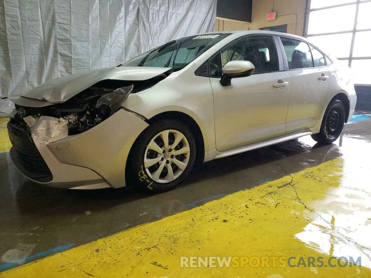 1 Photograph of a damaged car 5YFB4MDE7PP012639 TOYOTA COROLLA 2023