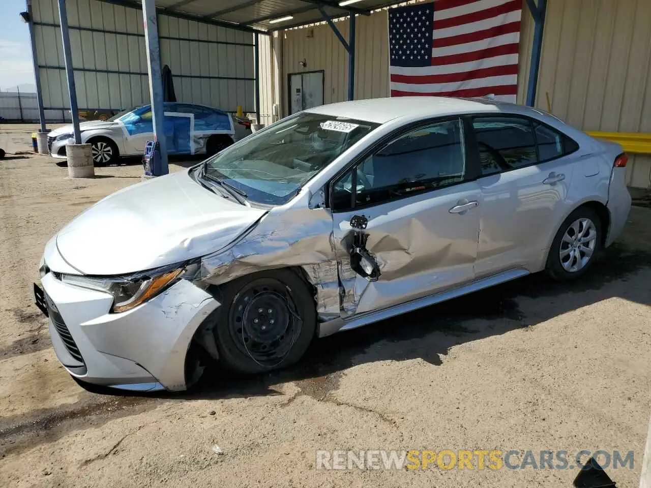 1 Photograph of a damaged car 5YFB4MDE7PP031918 TOYOTA COROLLA 2023