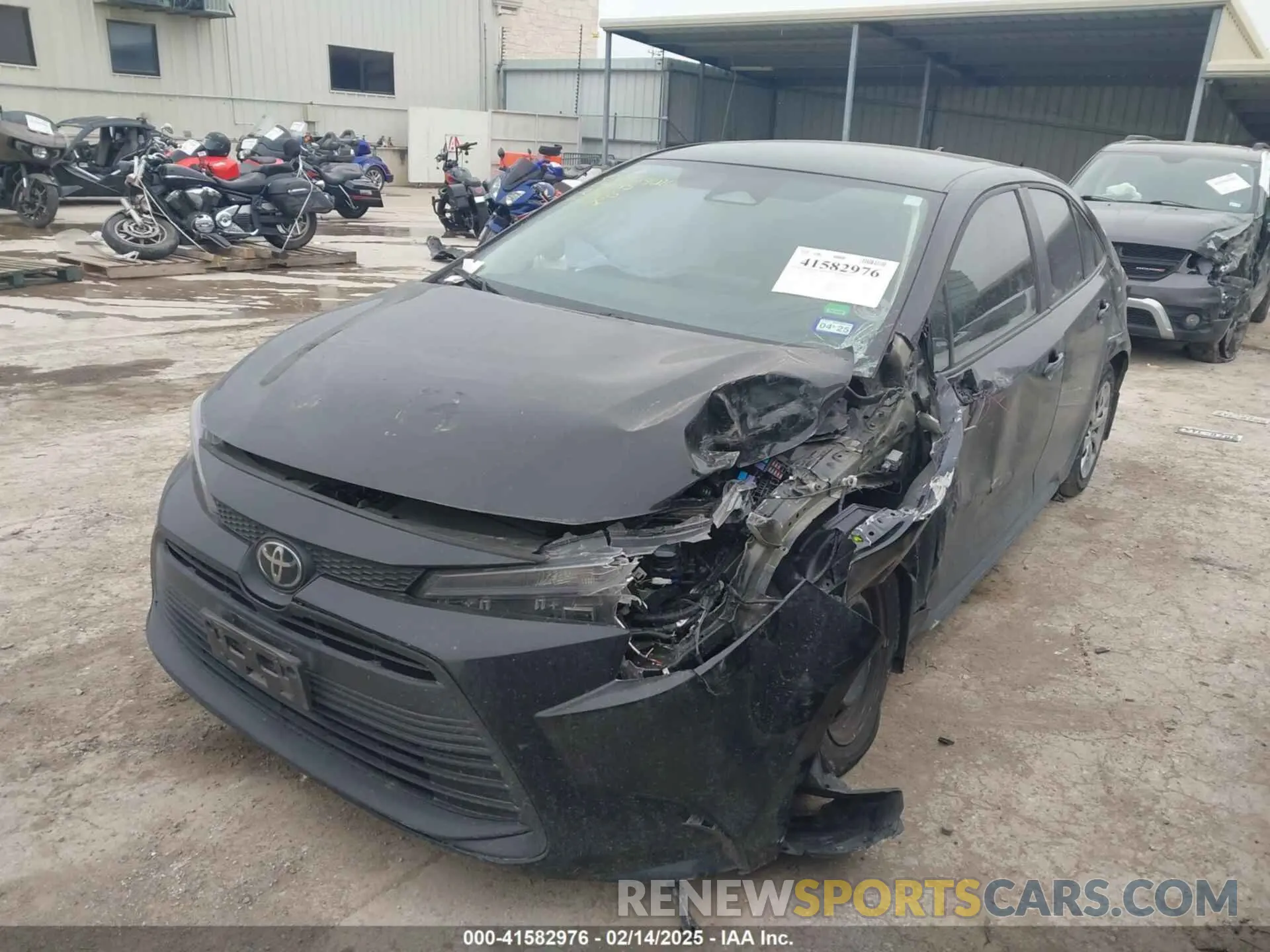 2 Photograph of a damaged car 5YFB4MDE7PP041395 TOYOTA COROLLA 2023