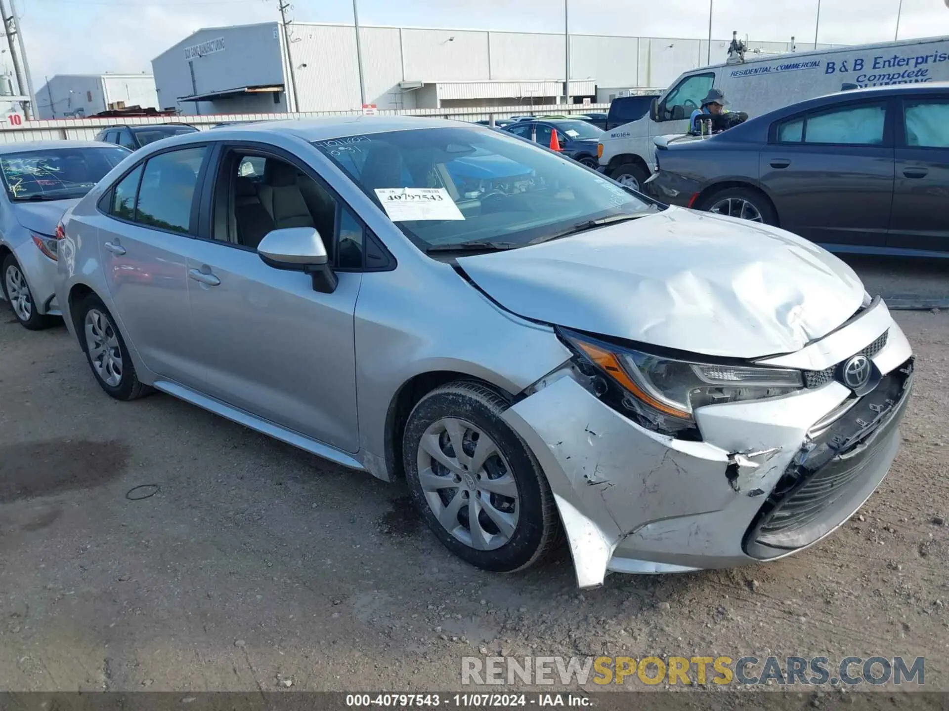 1 Photograph of a damaged car 5YFB4MDE7PP066085 TOYOTA COROLLA 2023