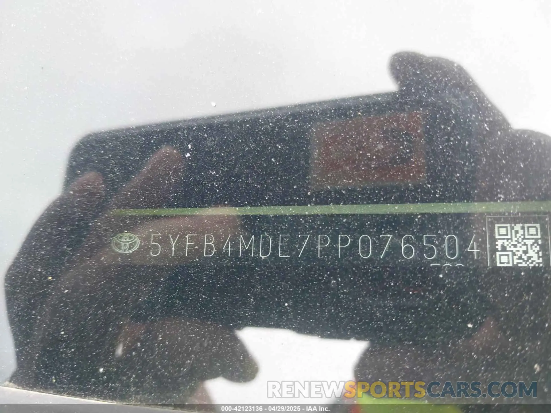 9 Фотография поврежденного автомобиля 5YFB4MDE7PP076504 TOYOTA COROLLA 2023