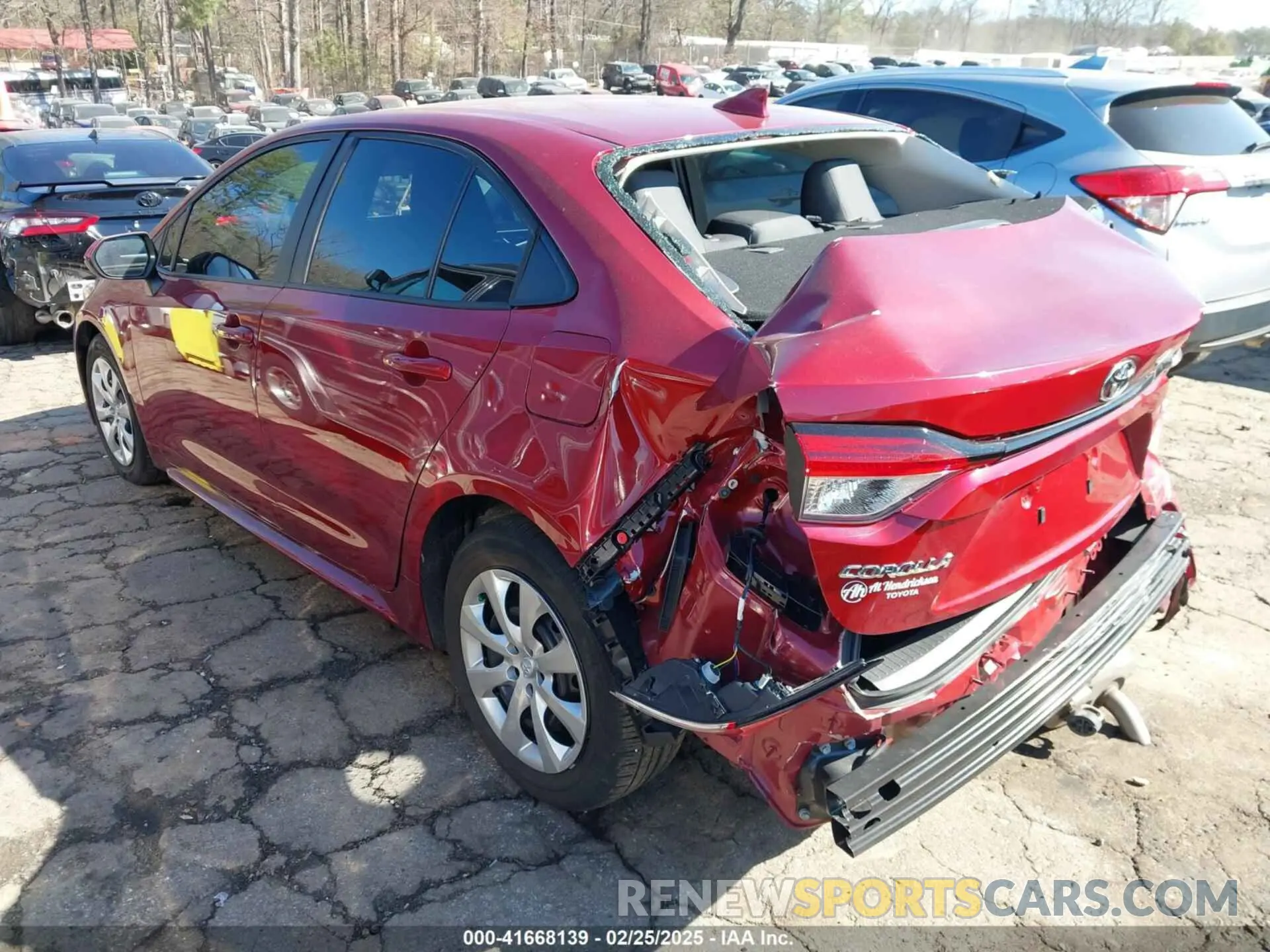 3 Photograph of a damaged car 5YFB4MDE8PP074132 TOYOTA COROLLA 2023