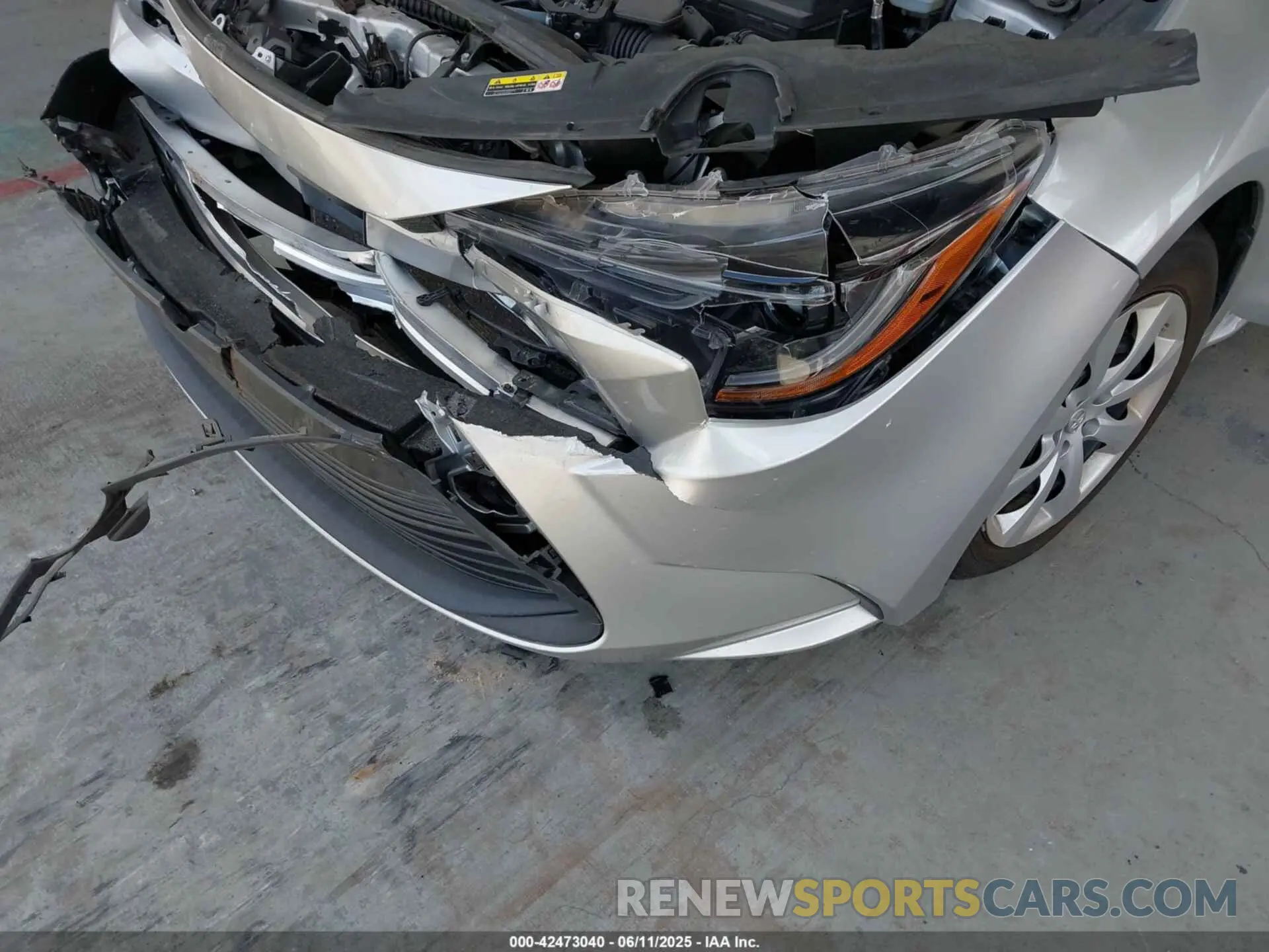6 Фотография поврежденного автомобиля 5YFB4MDE9PP029829 TOYOTA COROLLA 2023