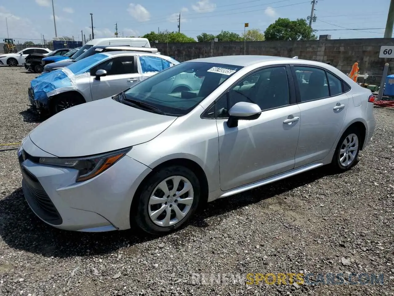 1 Photograph of a damaged car 5YFB4MDE9PP031628 TOYOTA COROLLA 2023
