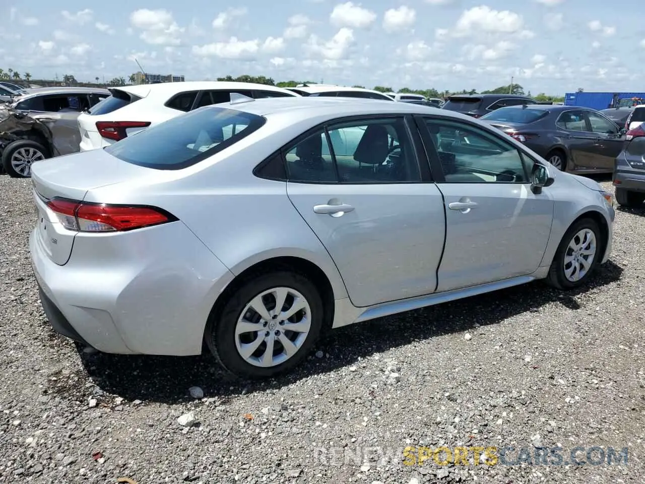 3 Photograph of a damaged car 5YFB4MDE9PP031628 TOYOTA COROLLA 2023