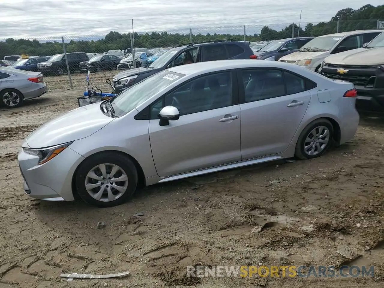 1 Photograph of a damaged car 5YFB4MDE9PP054584 TOYOTA COROLLA 2023