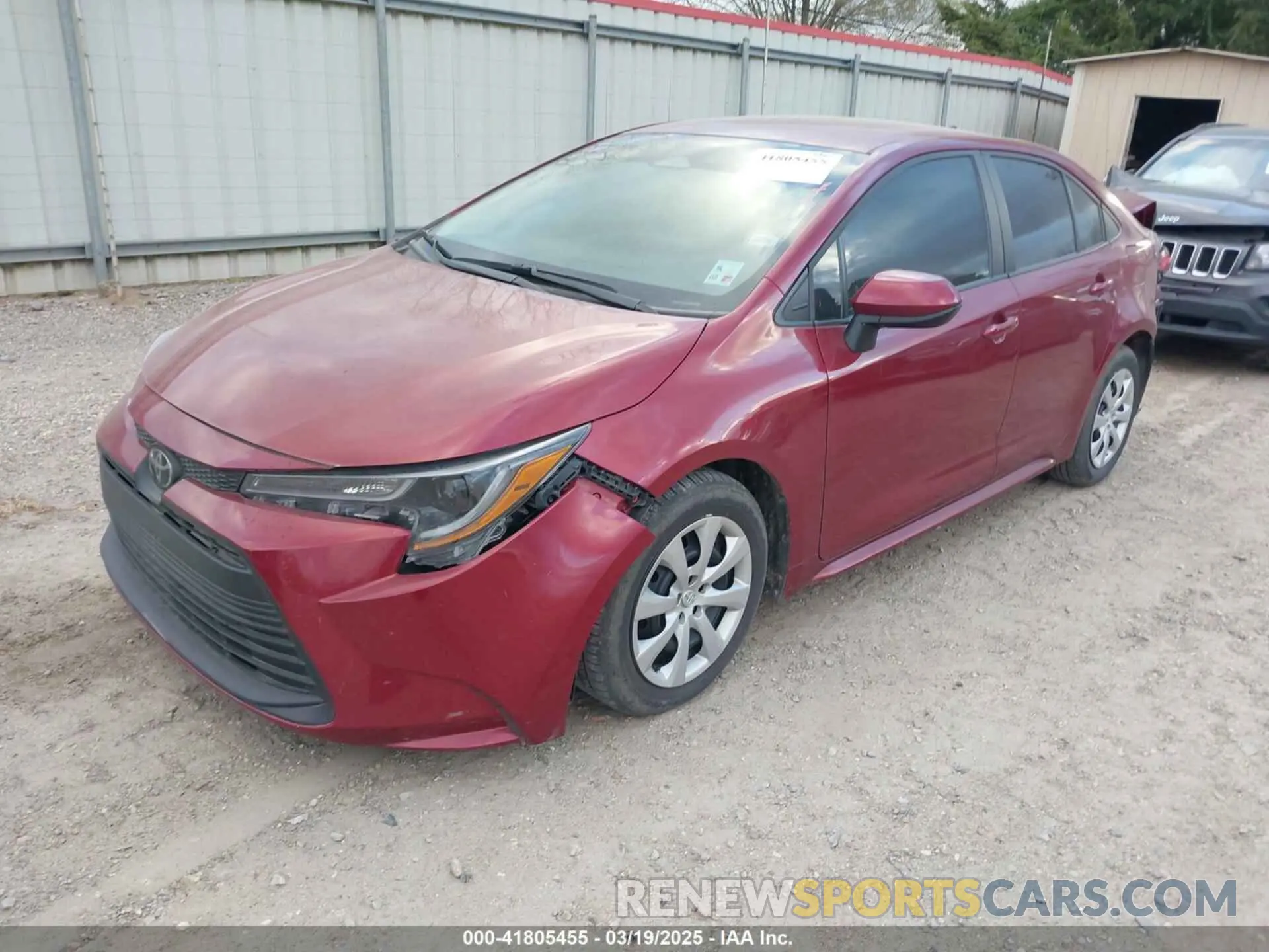 2 Photograph of a damaged car 5YFB4MDE9PP068145 TOYOTA COROLLA 2023