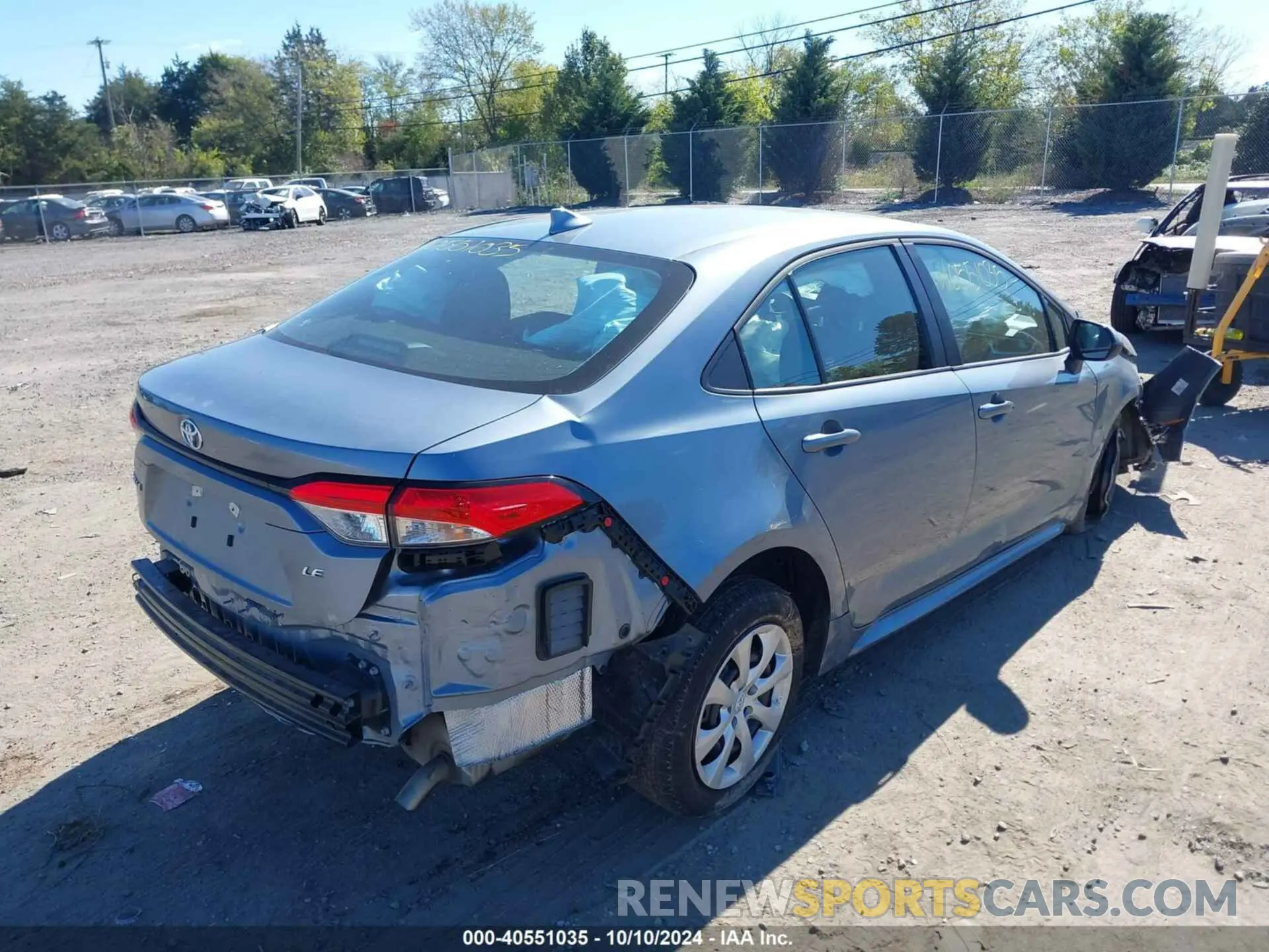 4 Фотография поврежденного автомобиля 5YFB4MDEXPP052102 TOYOTA COROLLA 2023