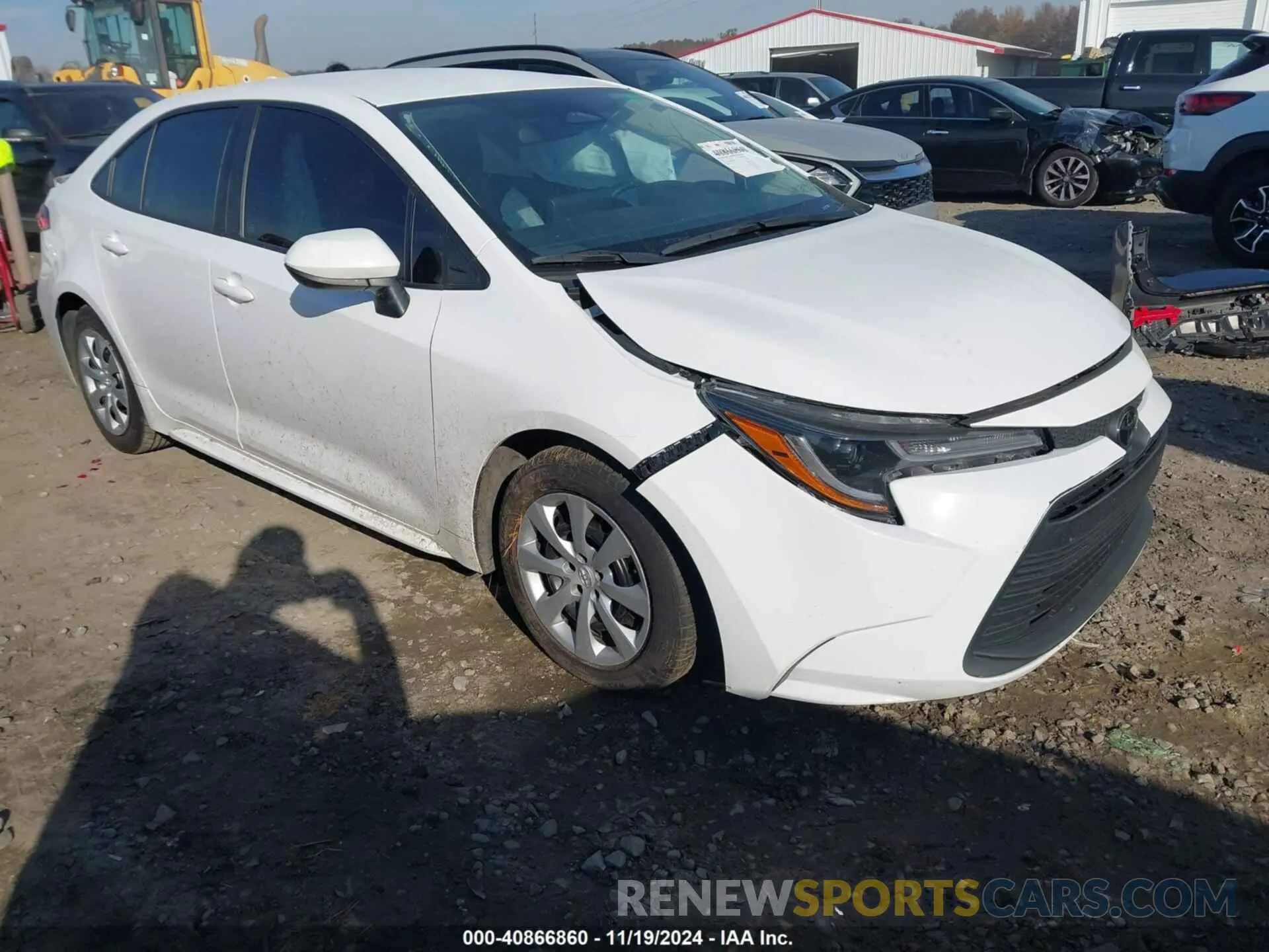 1 Photograph of a damaged car 5YFB4MDEXPP058899 TOYOTA COROLLA 2023