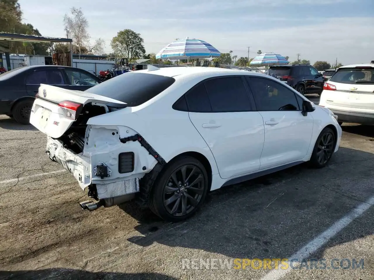 3 Фотография поврежденного автомобиля 5YFP4MCE9PP152991 TOYOTA COROLLA 2023