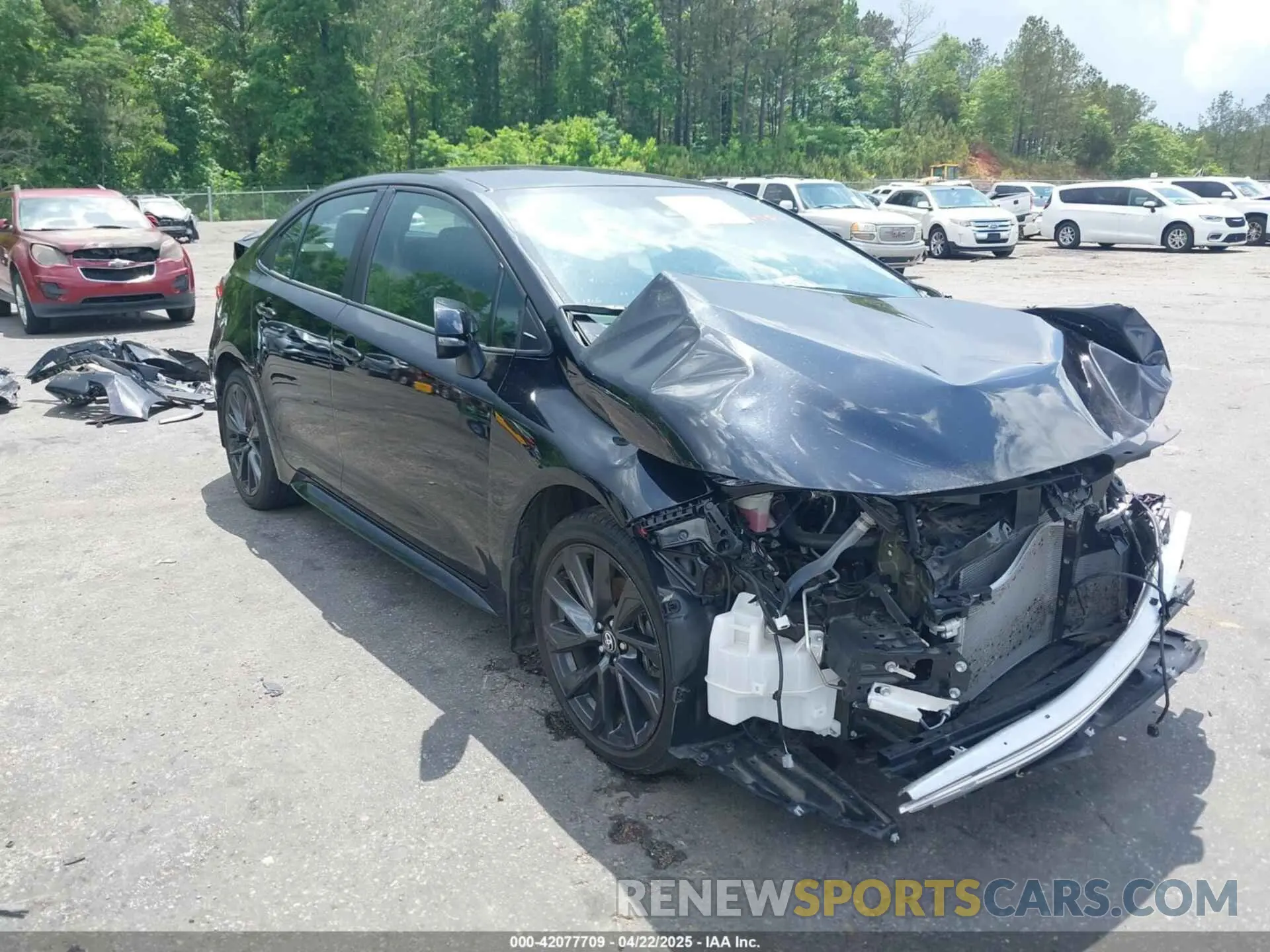 1 Photograph of a damaged car 5YFS4MCE0PP142053 TOYOTA COROLLA 2023