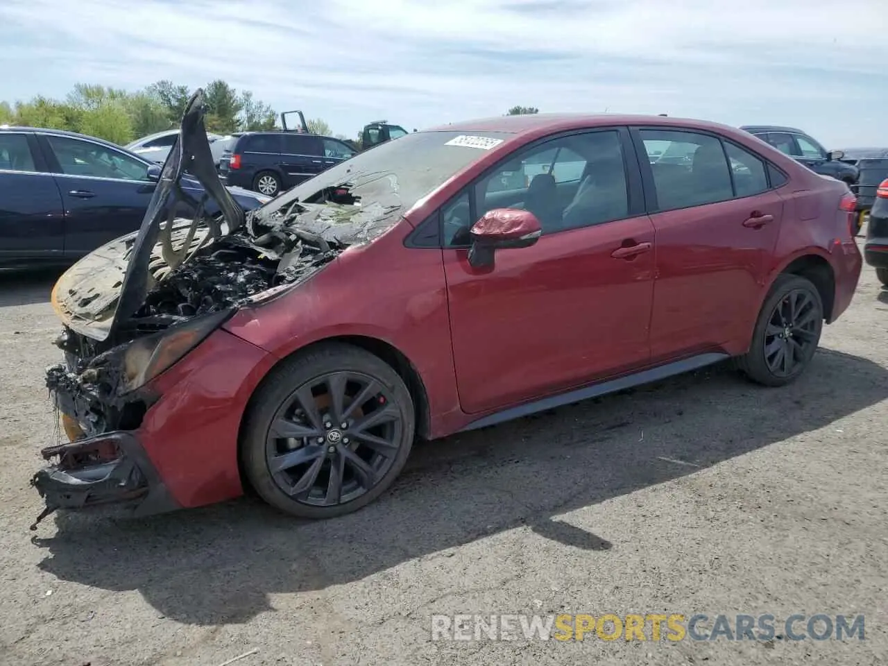 1 Photograph of a damaged car 5YFS4MCE0PP147169 TOYOTA COROLLA 2023