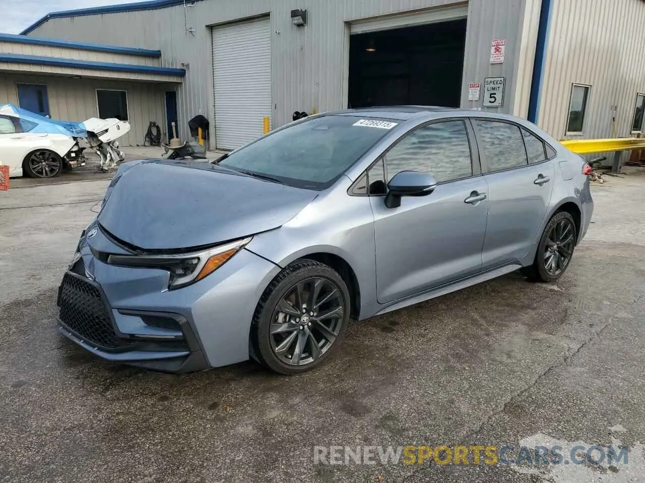 1 Photograph of a damaged car 5YFS4MCE0PP157653 TOYOTA COROLLA 2023