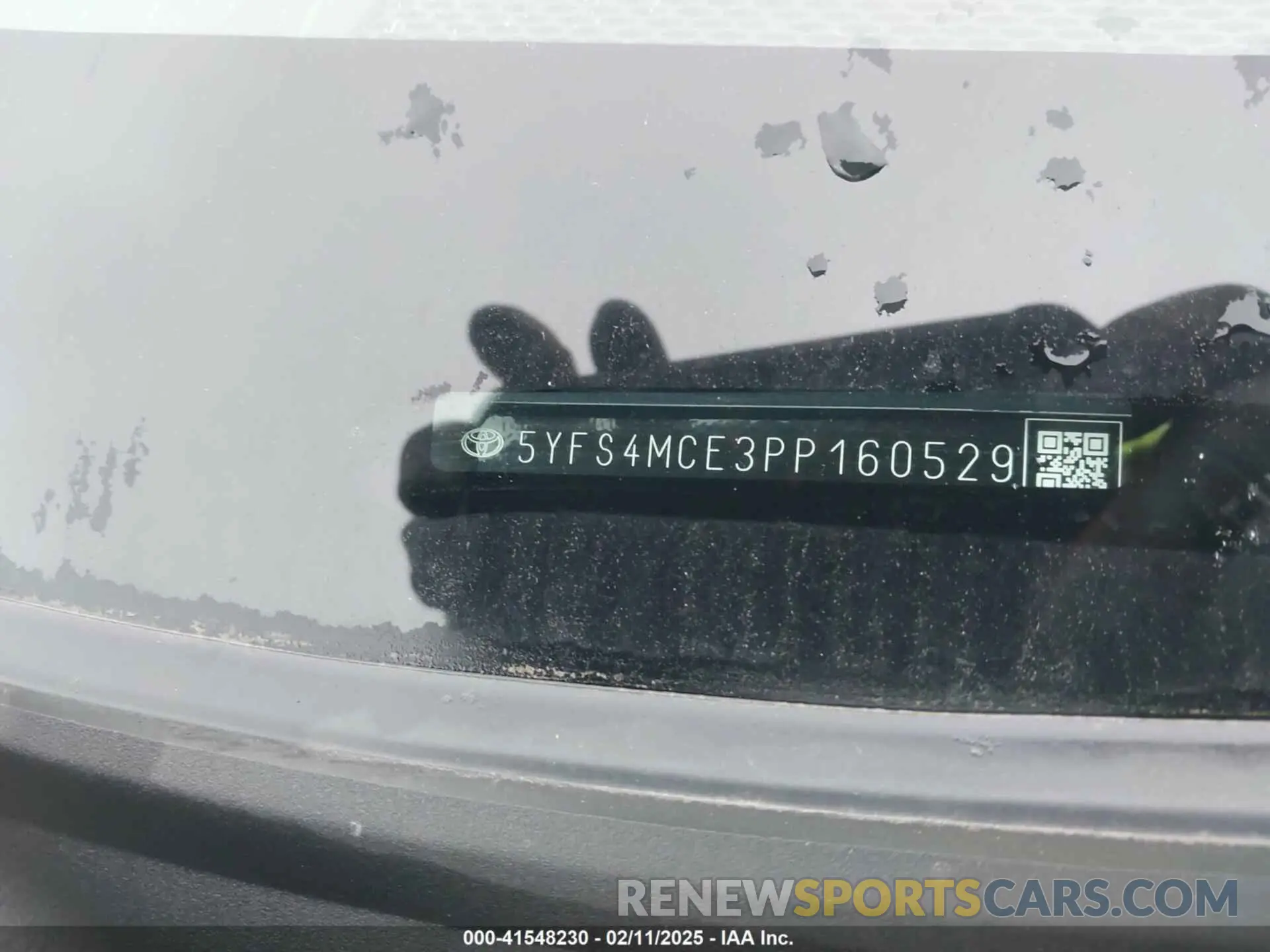 9 Фотография поврежденного автомобиля 5YFS4MCE3PP160529 TOYOTA COROLLA 2023