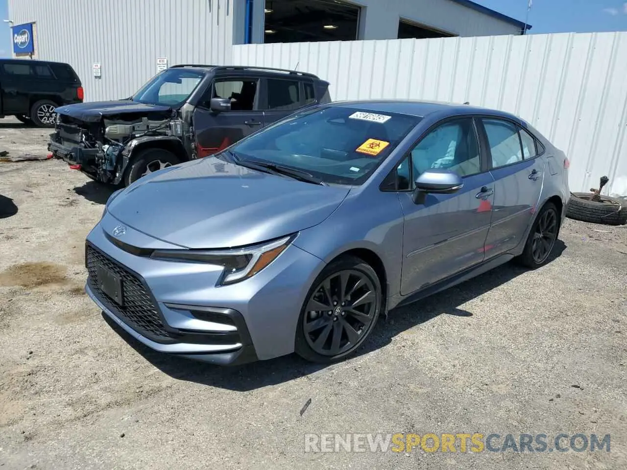 1 Photograph of a damaged car 5YFS4MCE3PP161177 TOYOTA COROLLA 2023