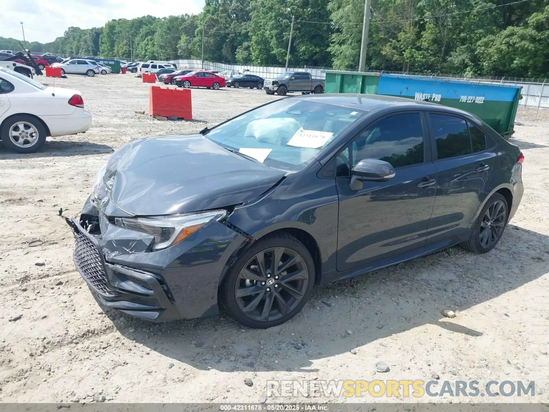 2 Photograph of a damaged car 5YFS4MCE4PP167652 TOYOTA COROLLA 2023