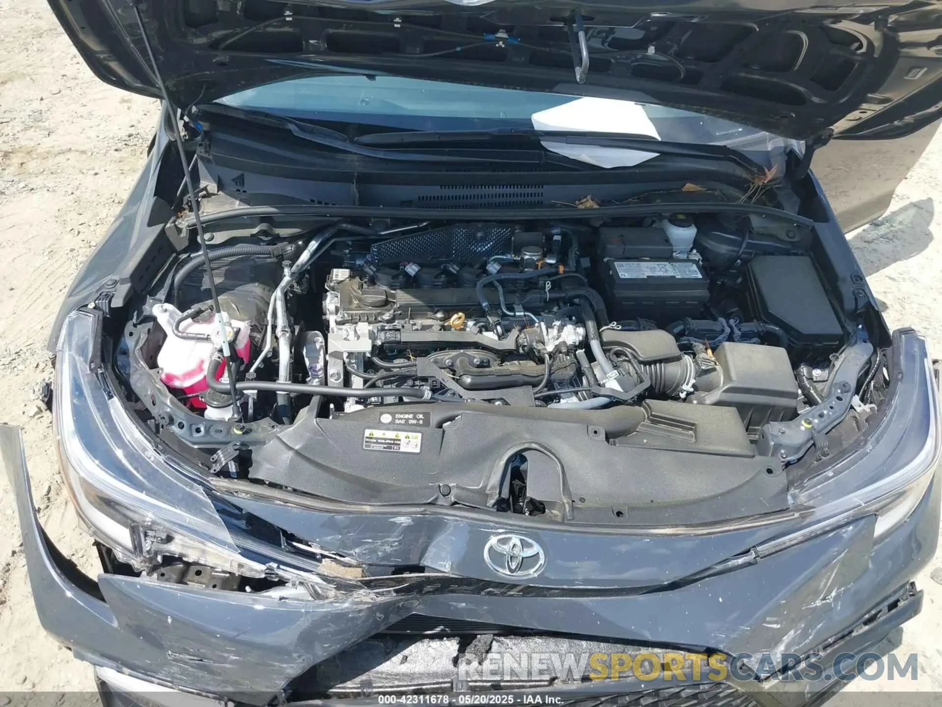 9 Photograph of a damaged car 5YFS4MCE4PP167652 TOYOTA COROLLA 2023