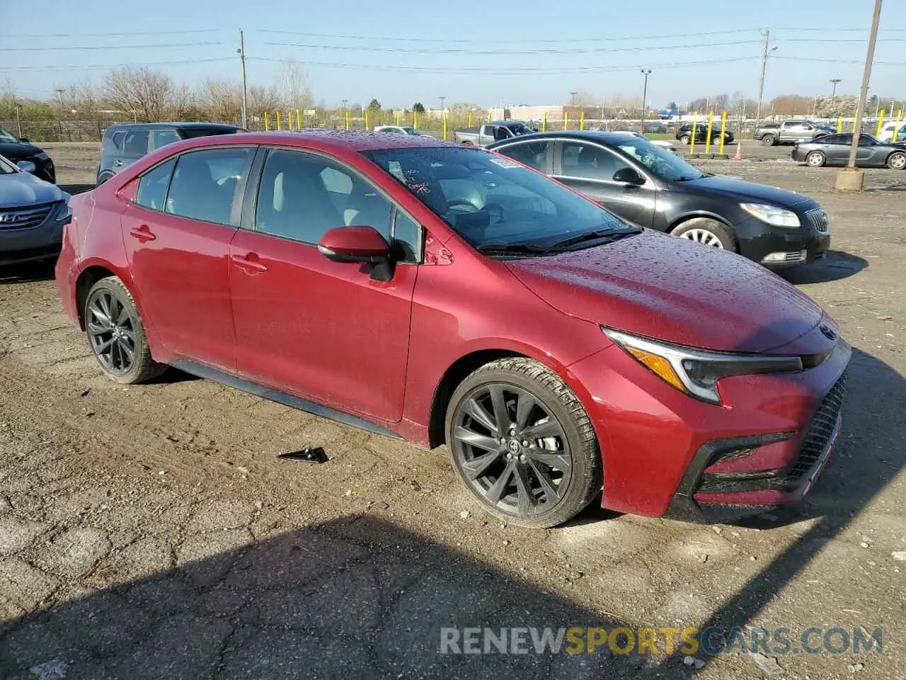 4 Фотография поврежденного автомобиля 5YFS4MCE6PP165224 TOYOTA COROLLA 2023