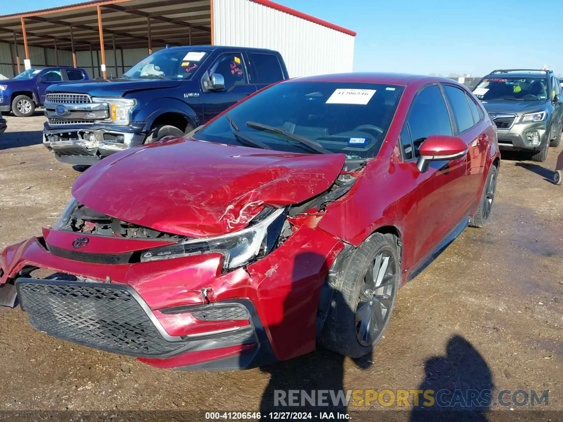 2 Photograph of a damaged car 5YFS4MCE7PP162333 TOYOTA COROLLA 2023