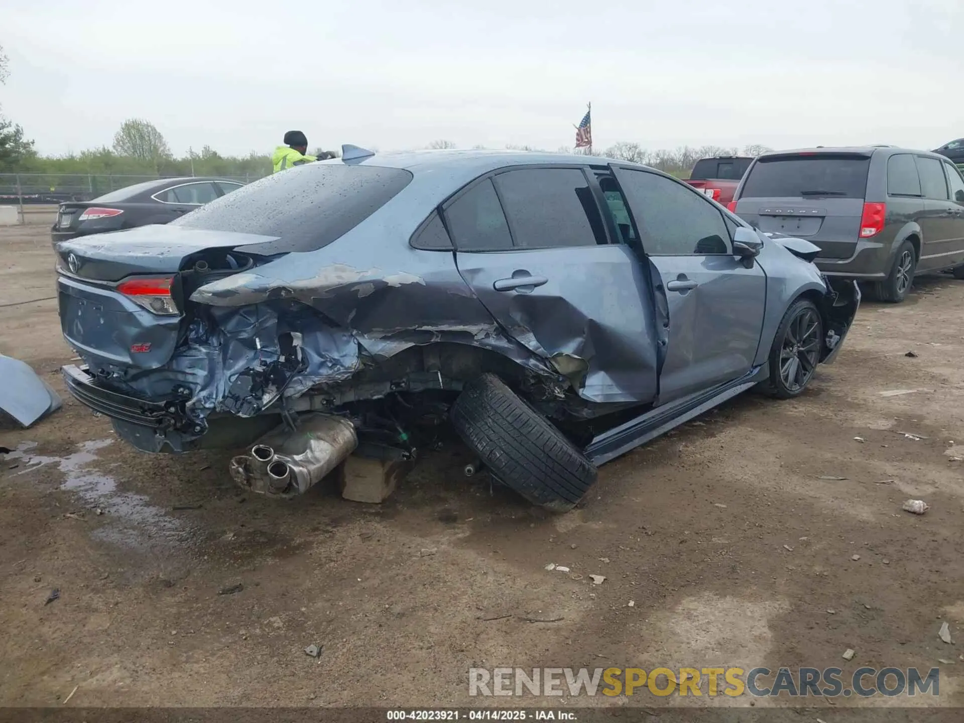 4 Фотография поврежденного автомобиля 5YFS4MCE8PP147341 TOYOTA COROLLA 2023