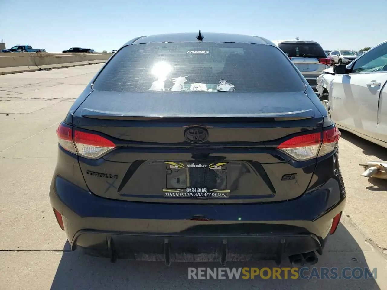 6 Photograph of a damaged car 5YFS4MCE8PP162390 TOYOTA COROLLA 2023