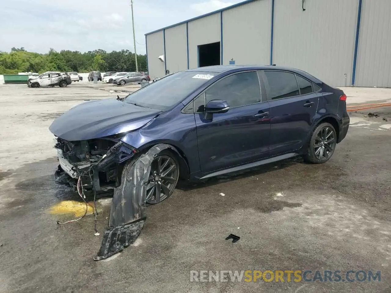 1 Photograph of a damaged car 5YFS4MCE9PP145985 TOYOTA COROLLA 2023