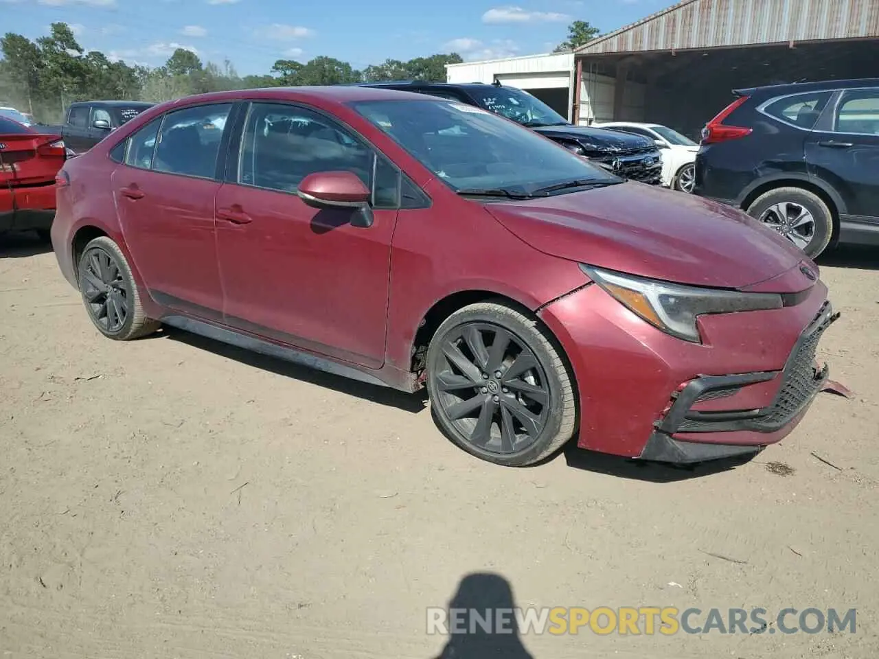 4 Фотография поврежденного автомобиля 5YFS4MCE9PP166741 TOYOTA COROLLA 2023