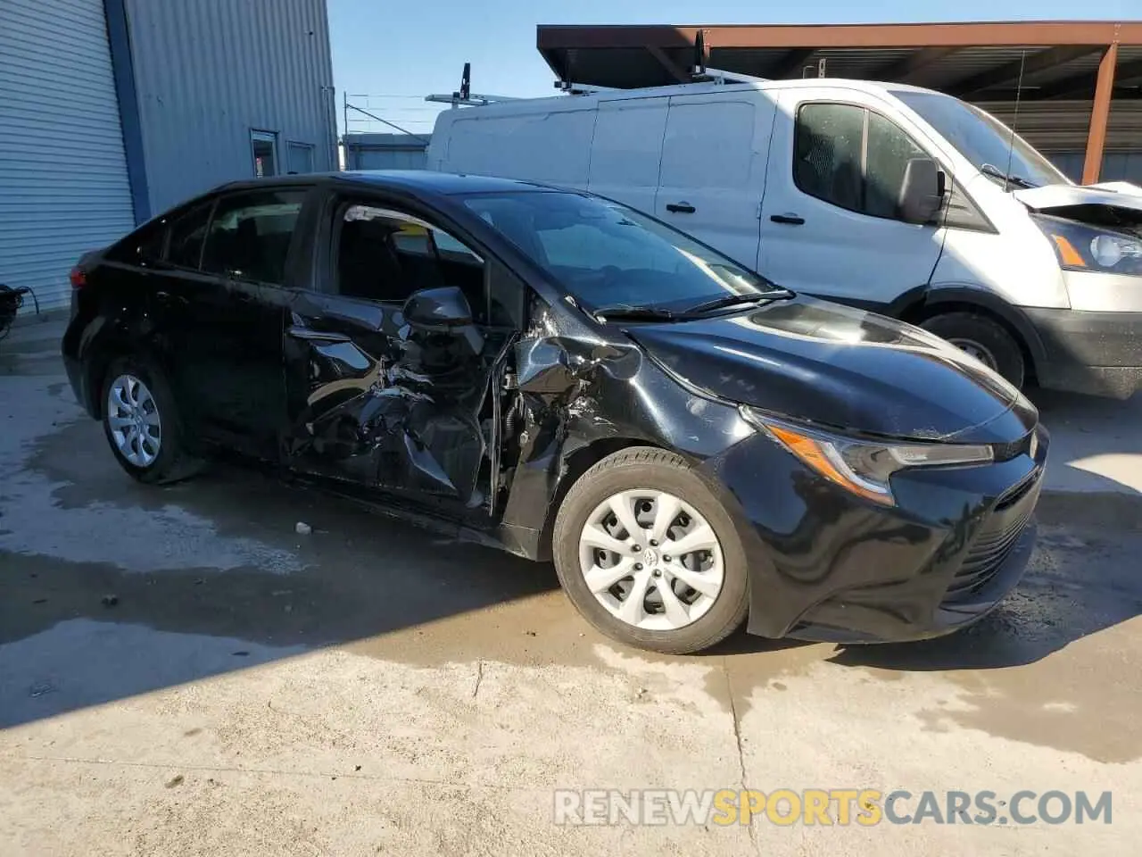 4 Photograph of a damaged car JTDB4MEE0P3001618 TOYOTA COROLLA 2023