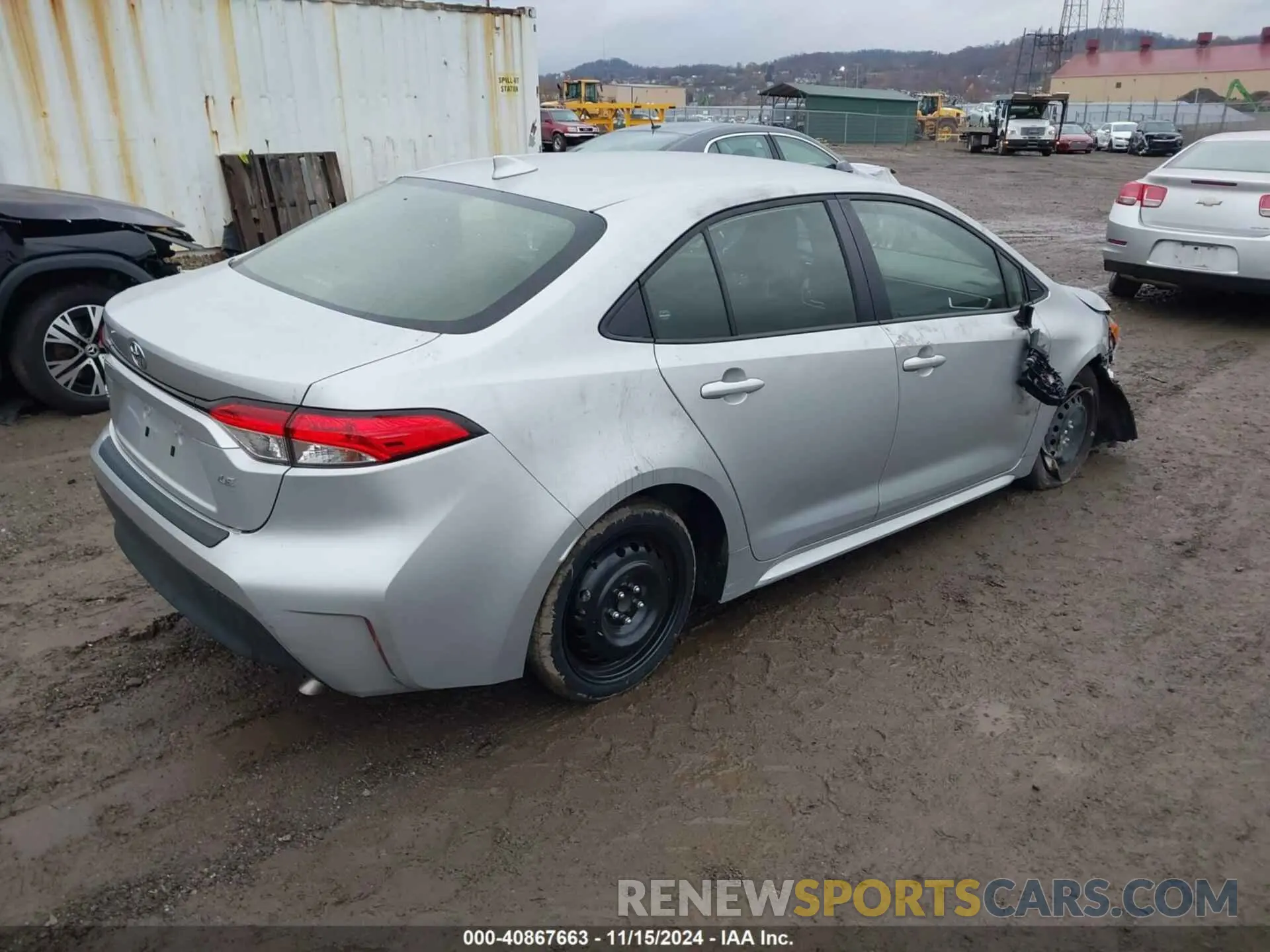 4 Photograph of a damaged car JTDB4MEE0P3011341 TOYOTA COROLLA 2023