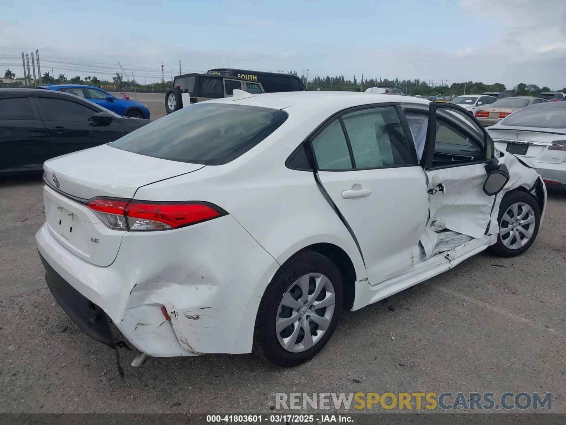4 Фотография поврежденного автомобиля JTDB4MEE0P3012666 TOYOTA COROLLA 2023
