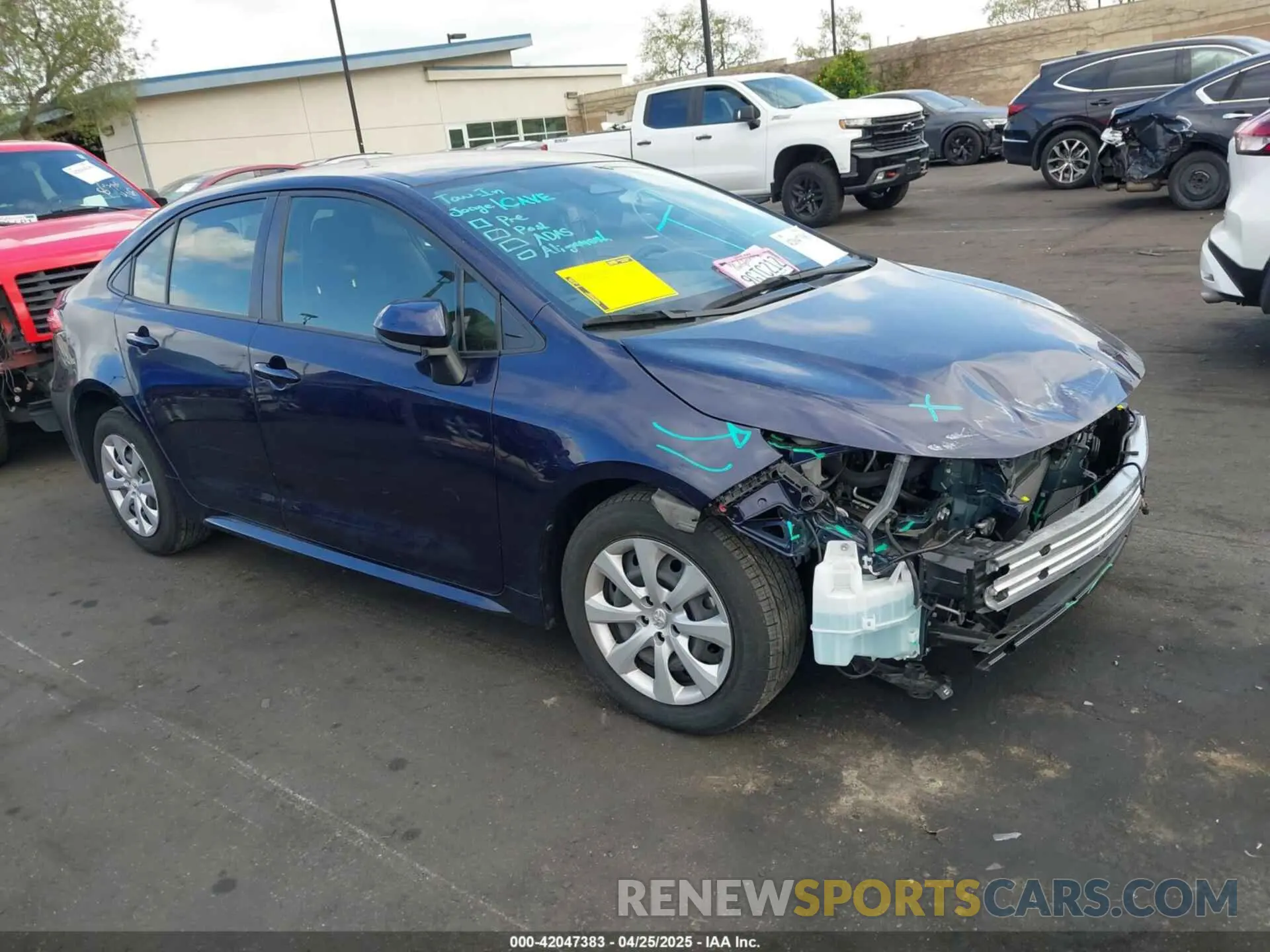 1 Photograph of a damaged car JTDB4MEE1PJ007665 TOYOTA COROLLA 2023