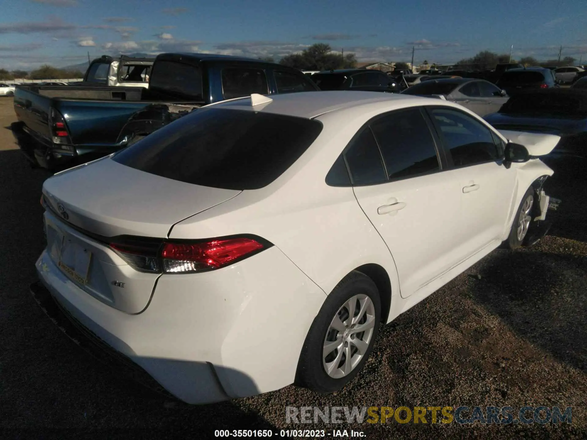 4 Photograph of a damaged car JTDB4MEE2P3000700 TOYOTA COROLLA 2023