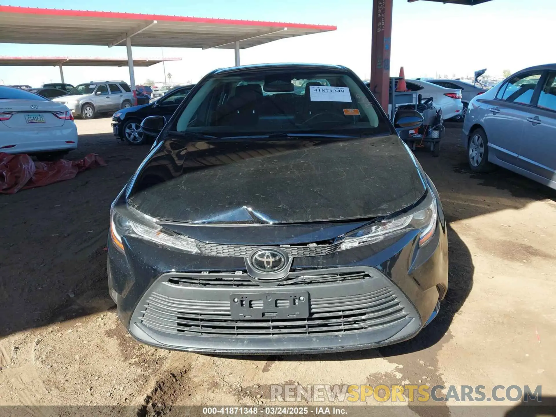 12 Фотография поврежденного автомобиля JTDB4MEE2PJ000577 TOYOTA COROLLA 2023