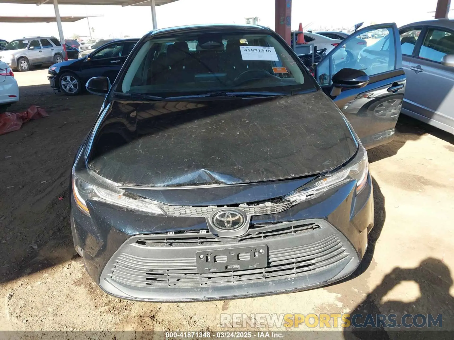 6 Фотография поврежденного автомобиля JTDB4MEE2PJ000577 TOYOTA COROLLA 2023