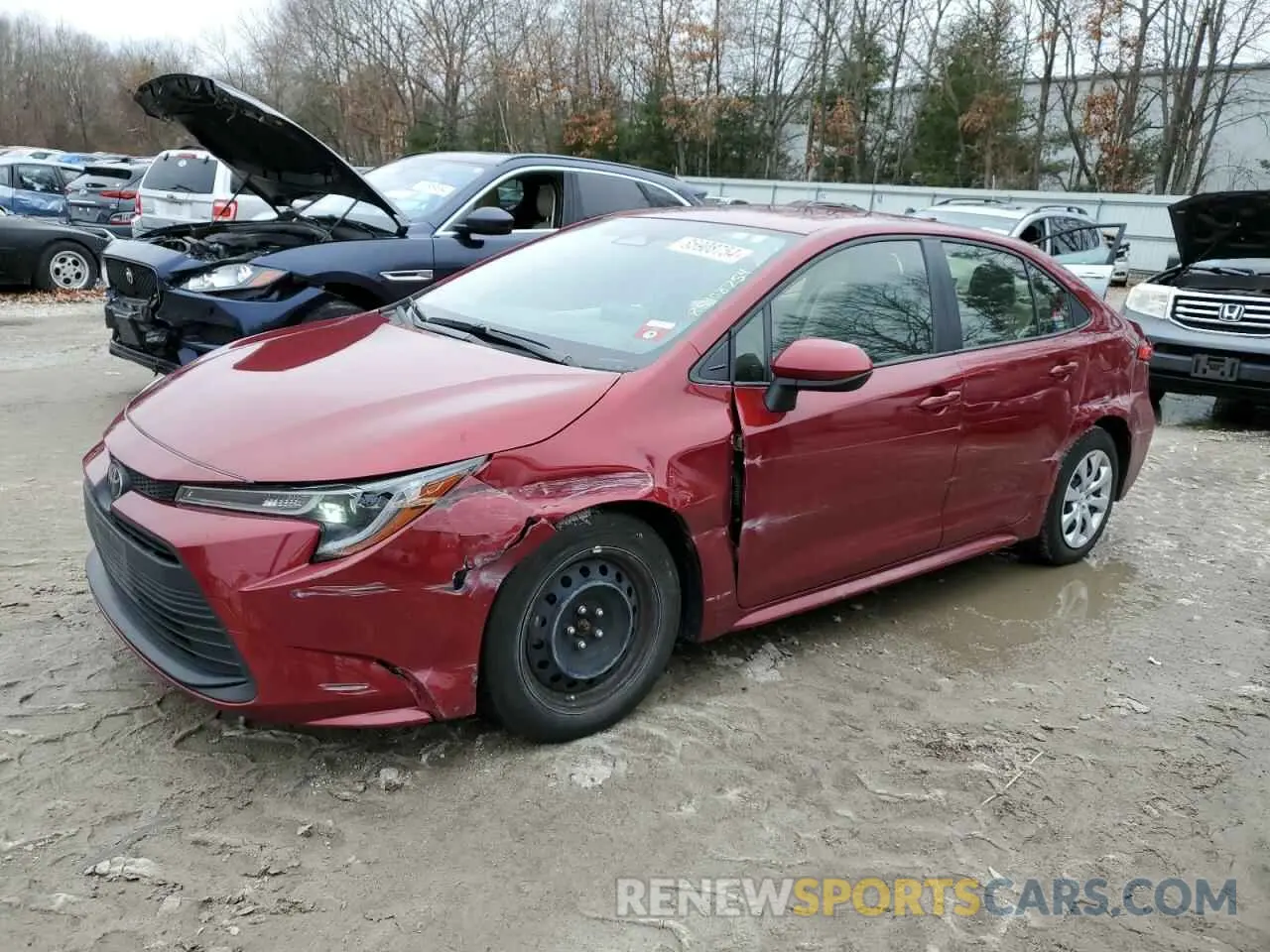1 Photograph of a damaged car JTDB4MEE2PJ001499 TOYOTA COROLLA 2023