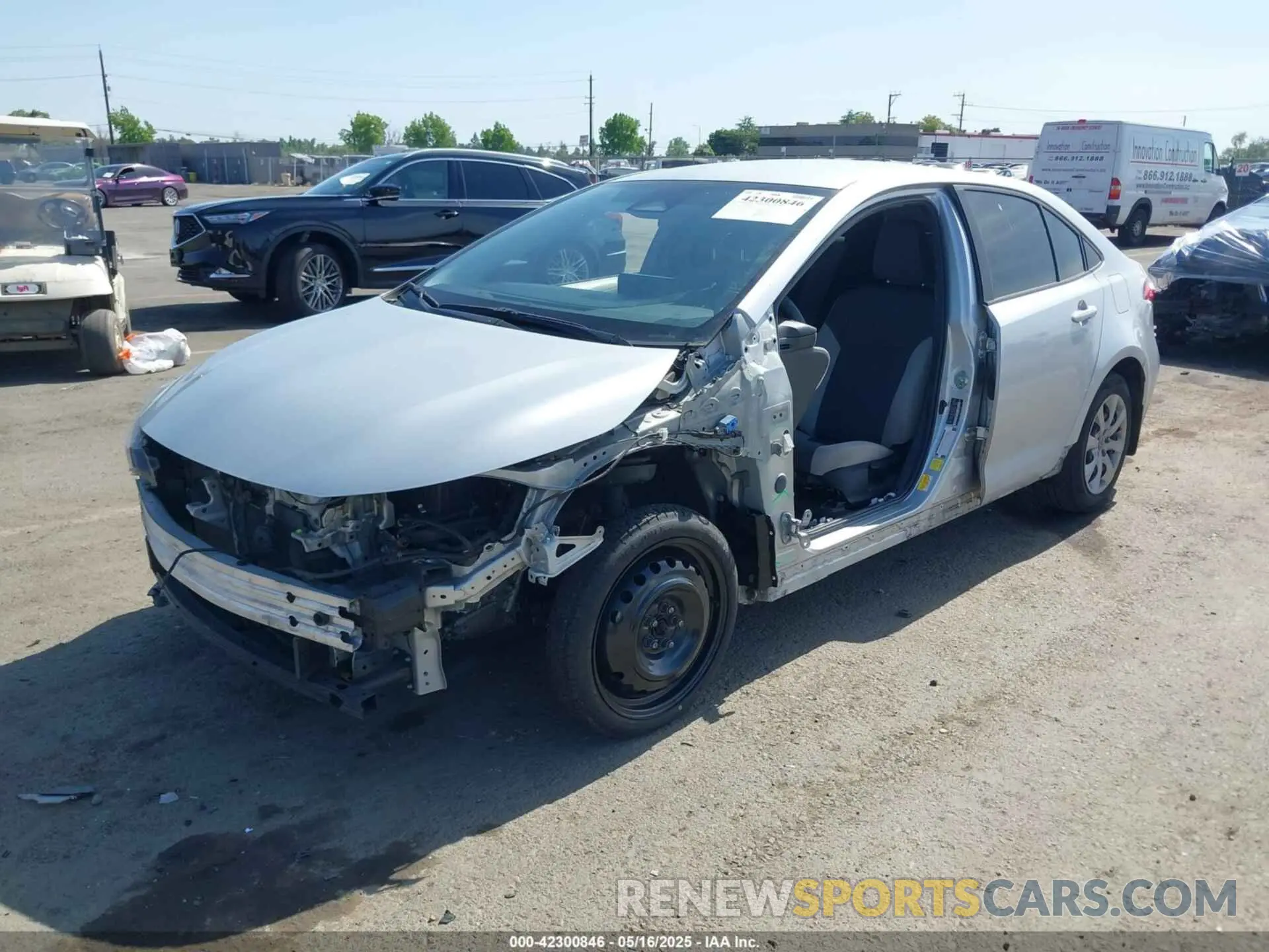 2 Фотография поврежденного автомобиля JTDB4MEE3P3002908 TOYOTA COROLLA 2023