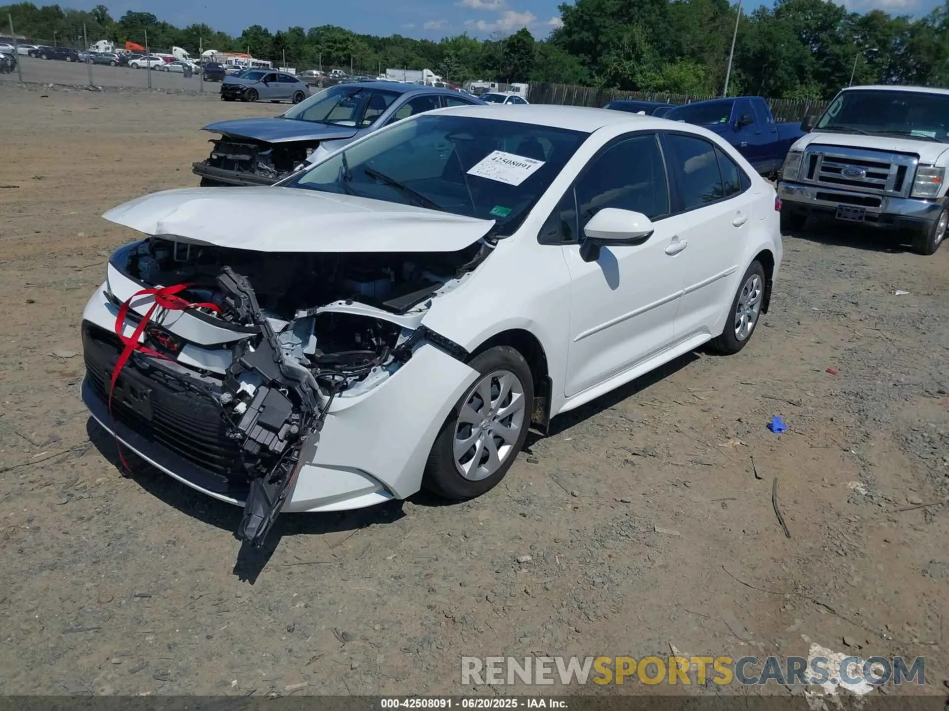 2 Photograph of a damaged car JTDB4MEE3PJ010261 TOYOTA COROLLA 2023