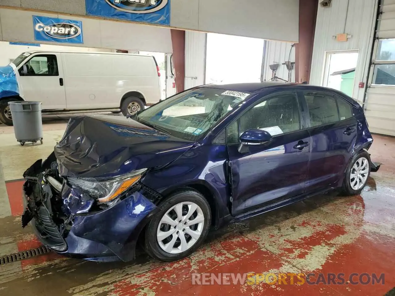1 Photograph of a damaged car JTDB4MEE5PJ008690 TOYOTA COROLLA 2023