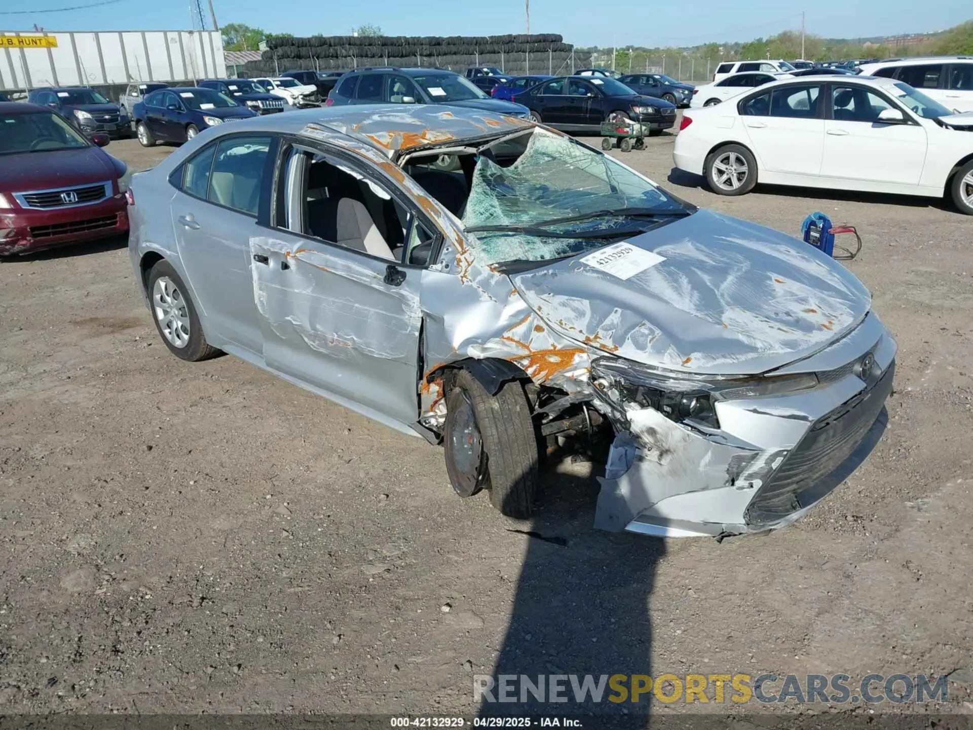 1 Photograph of a damaged car JTDB4MEE6P3013370 TOYOTA COROLLA 2023