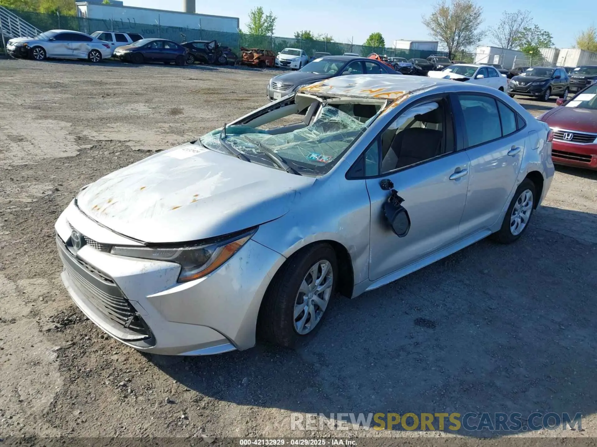 2 Photograph of a damaged car JTDB4MEE6P3013370 TOYOTA COROLLA 2023