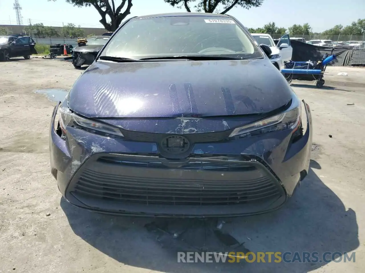 5 Photograph of a damaged car JTDB4MEE6PJ000534 TOYOTA COROLLA 2023