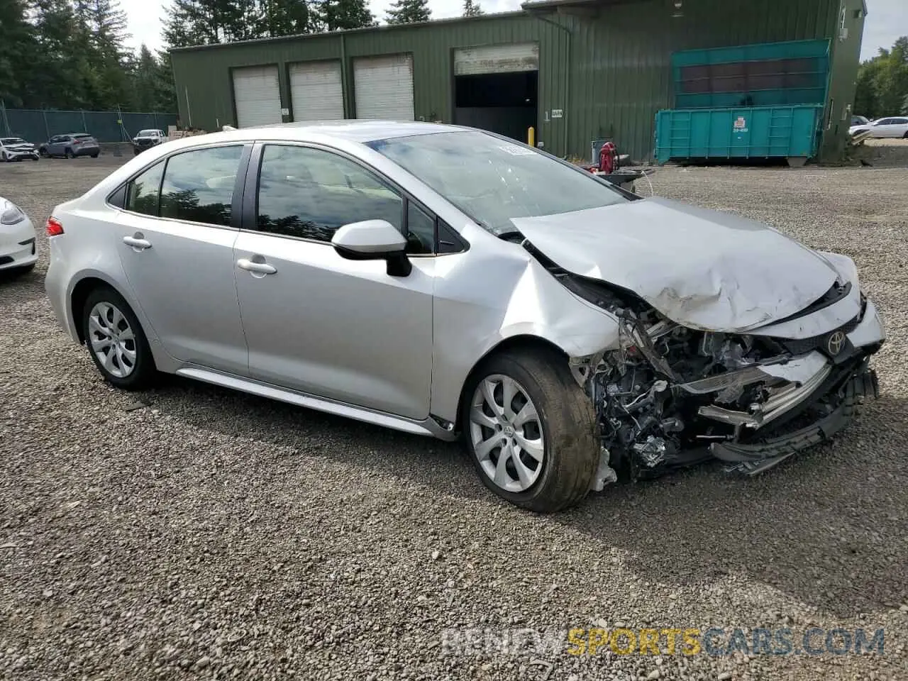 4 Фотография поврежденного автомобиля JTDB4MEE9P3001150 TOYOTA COROLLA 2023